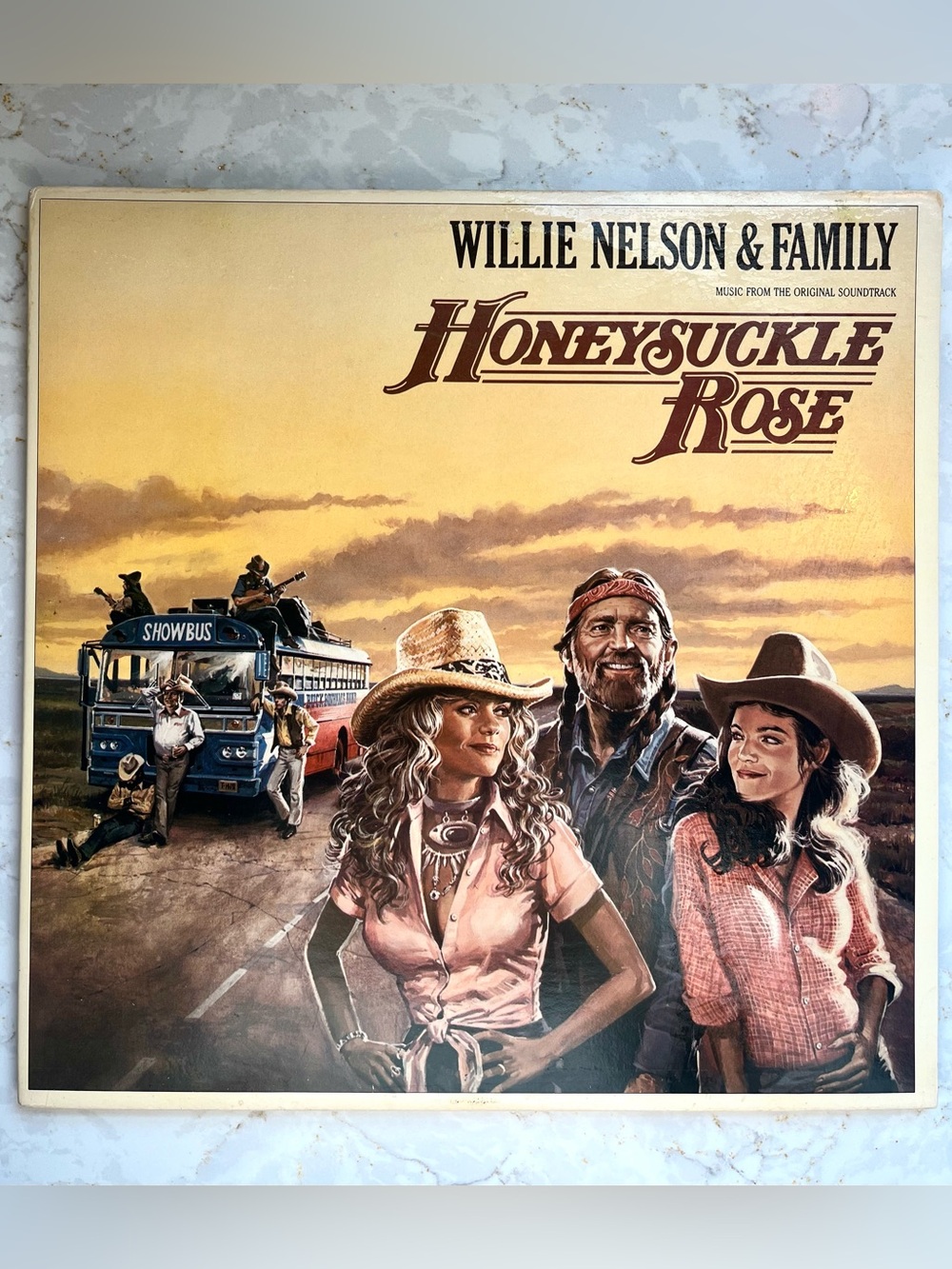 Vinyl LP - Willie Nelson - Honeysuckle Rose Soundtrack - 1980 - SET of 2